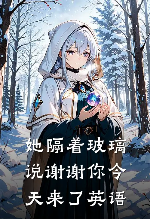 她隔着玻璃说谢谢你今天来了英语