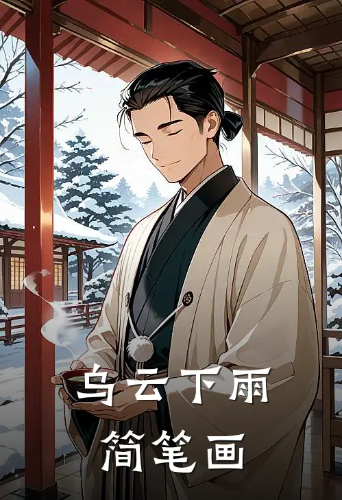 乌云下雨简笔画