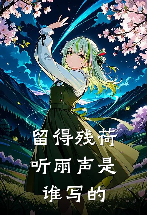 留得残荷听雨声是谁写的